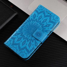 Dombornyomott mandala mintás notesztok Honor Magic8 Lite telefonhoz - KÉK