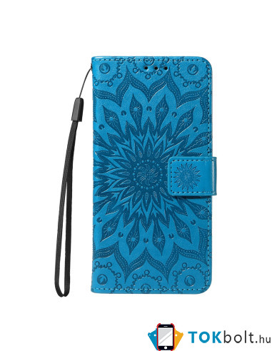 Dombornyomott mandala mintás notesztok Honor Magic8 Lite telefonhoz - KÉK