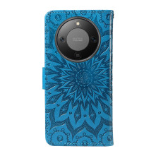 Dombornyomott mandala mintás notesztok Honor Magic8 Lite telefonhoz - KÉK