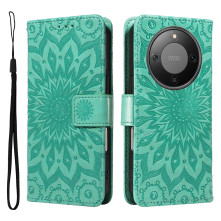 Dombornyomott mandala mintás notesztok Honor Magic8 Lite telefonhoz - ZÖLD
