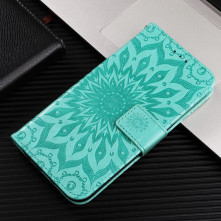 Dombornyomott mandala mintás notesztok Honor Magic8 Lite telefonhoz - ZÖLD