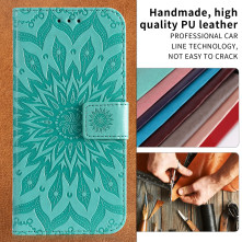 Dombornyomott mandala mintás notesztok Honor Magic8 Lite telefonhoz - ZÖLD