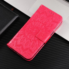 Dombornyomott mandala mintás notesztok Honor Magic8 Lite telefonhoz - PIROS