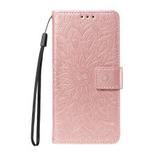 Dombornyomott mandala mintás notesztok Honor Magic8 Lite telefonhoz - RÓZSAARANY