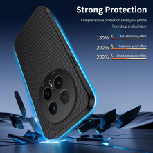 Honor Magic8 Pro karbon mintás tok - FEKETE