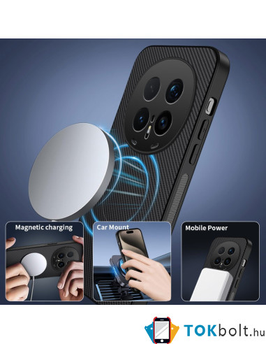 Honor Magic8 Pro karbon mintás tok - FEKETE
