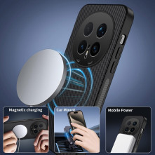 Honor Magic8 Pro karbon mintás tok - FEKETE