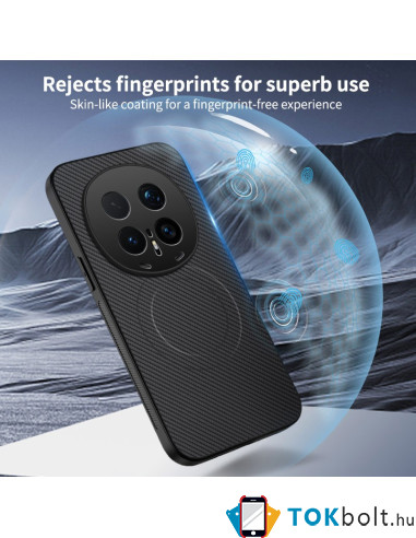 Honor Magic8 Pro karbon mintás tok - FEKETE