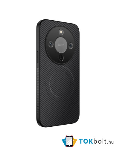 Honor Magic8 Lite karbon mintás tok - FEKETE
