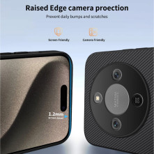 Honor Magic8 Lite karbon mintás tok - FEKETE