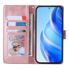 Oldalra nyíló tok Honor Magic8 Lite telefonhoz - RÓZSAARANY