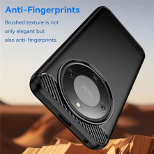 Honor Magic8 Lite karbon mintás tok - FEKETE