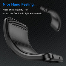 Honor Magic8 Lite karbon mintás tok - FEKETE