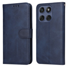 Oldalra nyíló tok Motorola Edge 60 telefonhoz - KÉK
