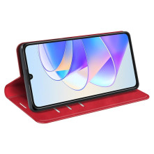 Oldalra nyíló tok Honor X7a telefonhoz - PIROS