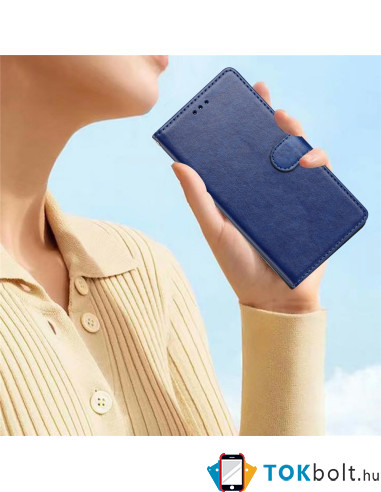 Oldalra nyíló tok Honor 400 Lite telefonhoz - KÉK
