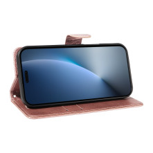 Oldalra nyíló tok Honor Magic8 Pro telefonhoz - RÓZSAARANY