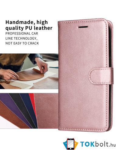 Oldalra nyíló tok Honor Magic8 Pro telefonhoz - RÓZSAARANY