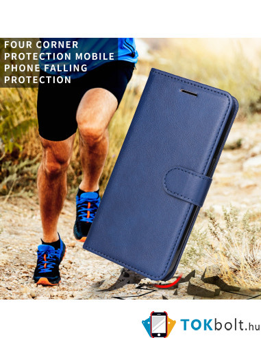 Oldalra nyíló tok Honor Magic8 Pro telefonhoz - KÉK