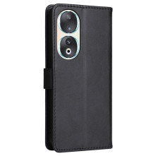 Oldalra nyíló tok Honor 90 telefonhoz - FEKETE