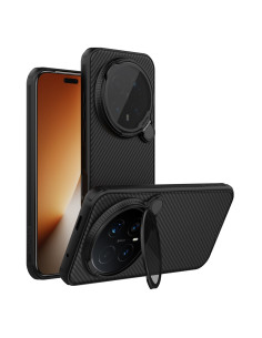 NILLKIN masszív tok kameravédővel Honor Magic8 Pro 5G telefonhoz - FEKETE