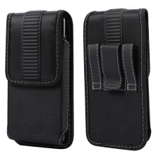 Övtáska | telefontok övre – Oxford anyag, mágneszáras (univerzális) - 16.2 × 8.5 x 1.8 cm - FEKETE