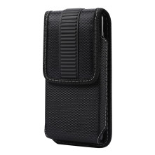Övtáska | telefontok övre – Oxford anyag, mágneszáras (univerzális) - 16.2 × 8.5 x 1.8 cm - FEKETE
