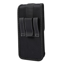 Övtáska | telefontok övre – Oxford anyag, mágneszáras (univerzális) - 16.2 × 8.5 x 1.8 cm - FEKETE