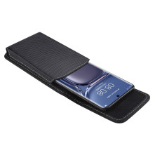 Övtáska | telefontok övre – Oxford anyag, mágneszáras (univerzális) - 16.2 × 8.5 x 1.8 cm - FEKETE