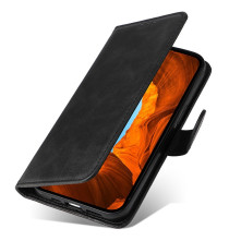 Oldalra nyíló tok Motorola Edge 50 Fusion telefonhoz - FEKETE