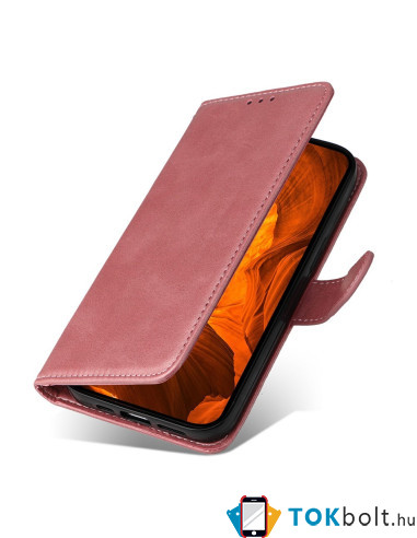 Oldalra nyíló tok Motorola Edge 50 Fusion telefonhoz - RÓZSAARANY