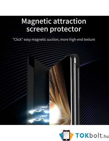 Oldalra nyíló tok Honor Magic V5 telefonhoz - FEKETE