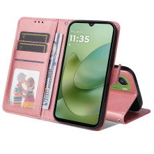 Oldalra nyíló tok Motorola Moto G06 telefonhoz - RÓZSAARANY