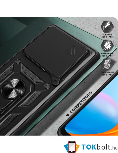 Kemény műanyag és rugalmas TPU hibrid tok Xiaomi Redmi Note 15 Pro telefonhoz - ARANY