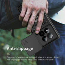 Kemény műanyag és rugalmas TPU hibrid tok Xiaomi Redmi Note 15 Pro telefonhoz - RÓZSAARANY