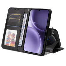 Oldalra nyíló tok Vivo X300 Pro telefonhoz - FEKETE