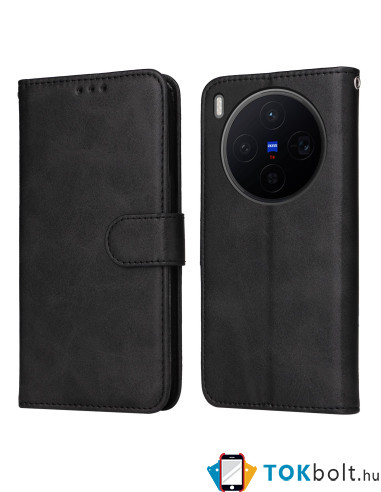 Oldalra nyíló tok Vivo X300 telefonhoz - FEKETE
