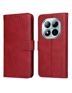 Oldalra nyíló tok Xiaomi Redmi Note 15 Pro+ telefonhoz - PIROS