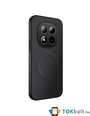 Xiaomi Redmi Note 15 Pro karbon mintás tok - FEKETE