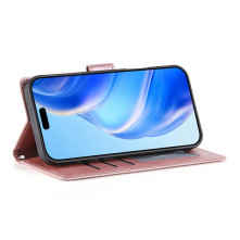 Oldalra nyíló tok Apple iPhone 16 telefonhoz - RÓZSAARANY