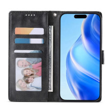 Oldalra nyíló tok Apple iPhone 16 Pro Max telefonhoz - FEKETE
