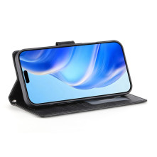 Oldalra nyíló tok Apple iPhone 16 Pro Max telefonhoz - FEKETE