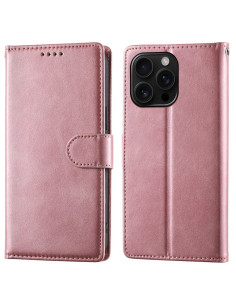 Oldalra nyíló tok Apple iPhone 16 Pro Max telefonhoz - RÓZSAARANY