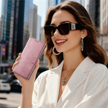 Oldalra nyíló tok Apple iPhone 16 Pro Max telefonhoz - RÓZSAARANY