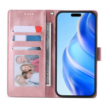 Oldalra nyíló tok Apple iPhone 16 Pro Max telefonhoz - RÓZSAARANY