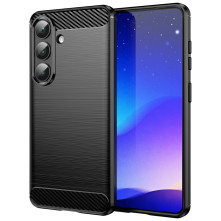 Samsung Galaxy S26 karbon mintás tok - FEKETE