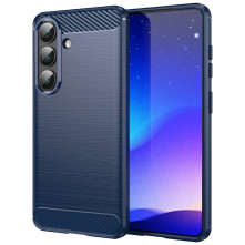 Samsung Galaxy S26 karbon mintás tok - KÉK