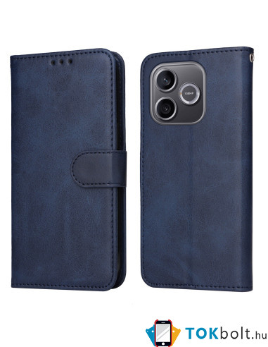 Oldalra nyíló tok Honor 600 Lite telefonhoz - KÉK
