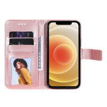 Dombornyomott mandala mintás notesztok Honor 600 Lite telefonhoz - RÓZSAARANY