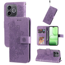 Dombornyomott mandala mintás notesztok Honor 600 Lite telefonhoz - LILA